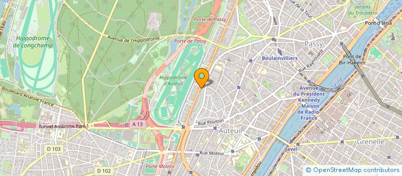 localisation de l'entreprise MONSIEUR FRANCOIS PECORARI  PARIS