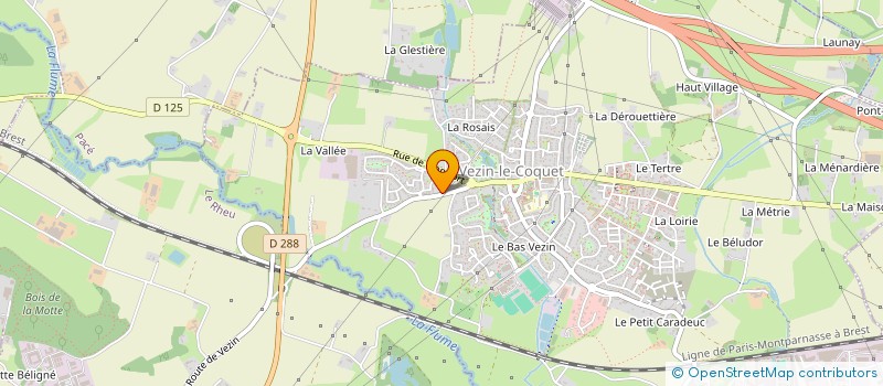 localisation de l'entreprise MONSIEUR FRANCOIS PEHOUA  VEZIN-LE-COQUET