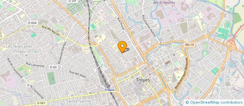 localisation de l'entreprise MONSIEUR FRANCOIS PEIFFER à TROYES