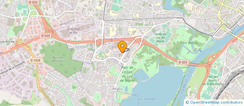 localisation de l'entreprise MONSIEUR FRANCOIS PEIGNE  ANGERS