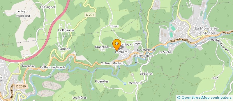 localisation de l'entreprise MONSIEUR FRANCOIS PELAIRE à THIERS