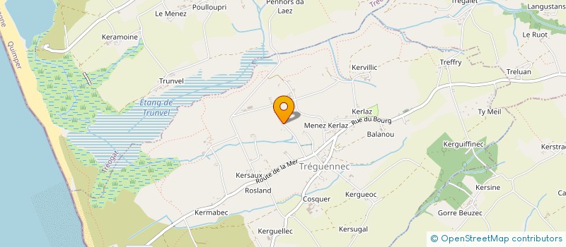 localisation de l'entreprise MONSIEUR FRANCOIS PELLAN  TREGUENNEC