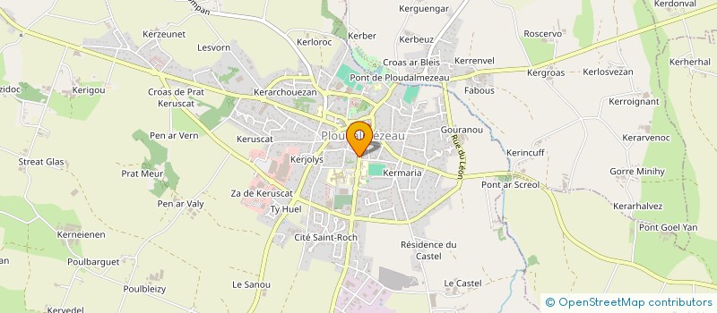 localisation de l'entreprise MONSIEUR FRANCOIS PELLE  PLOUGUIN