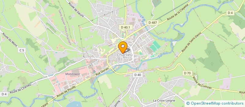 localisation de l'entreprise MONSIEUR FRANCOIS PELLETIER  CHARLIEU