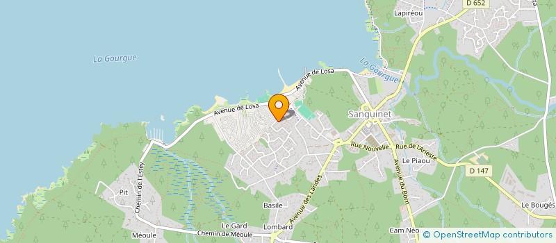 localisation de l'entreprise MONSIEUR FRANCOIS PELLONI  SANGUINET