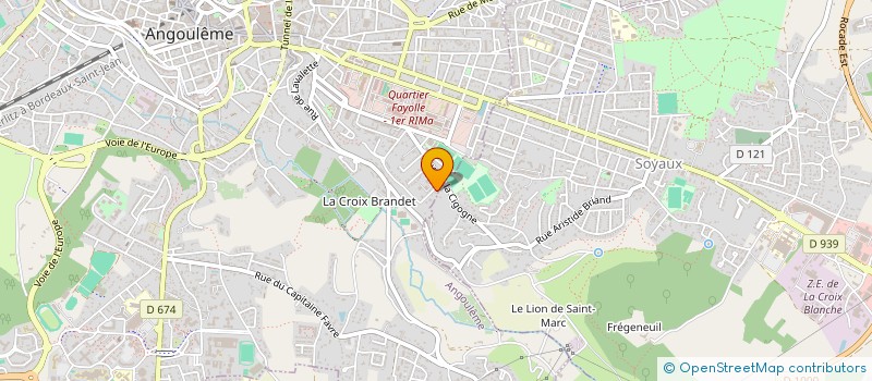 localisation de l'entreprise MONSIEUR FRANCOIS PELTIER MAURIN à ANGOULEME