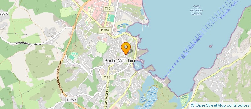 localisation de l'entreprise MONSIEUR FRANCOIS PERARD à PORTO-VECCHIO