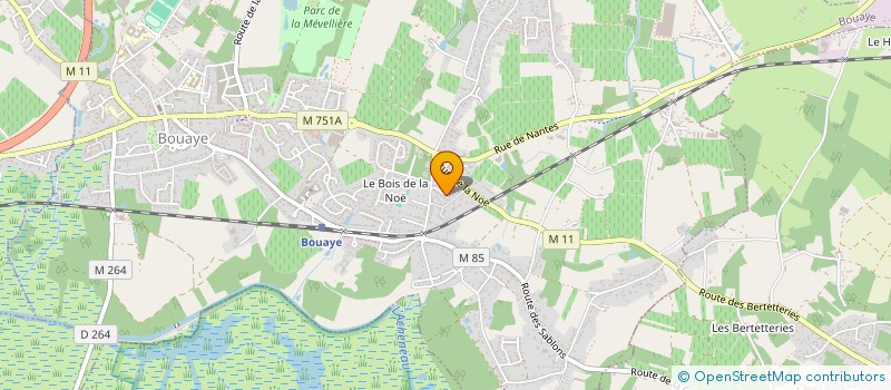 localisation de l'entreprise MONSIEUR FRANCOIS PERDRIAU  BOUAYE