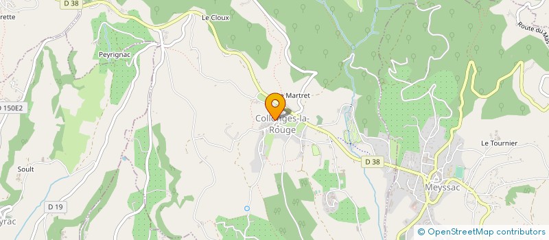localisation de l'entreprise MONSIEUR FRANCOIS PEREIRA à COLLONGES-LA-ROUGE