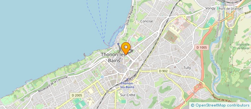 localisation de l'entreprise MONSIEUR FRANCOIS PEREIRA à THONON-LES-BAINS