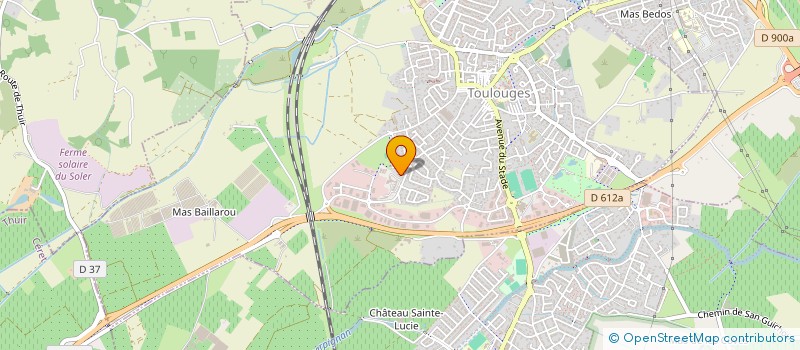 localisation de l'entreprise MONSIEUR FRANCOIS PERELLO  TOULOUGES