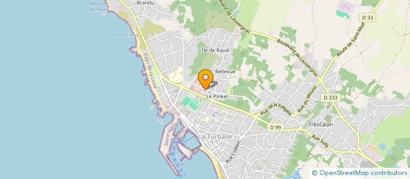 localisation de l'entreprise MONSIEUR FRANCOIS PEREON  LA TURBALLE