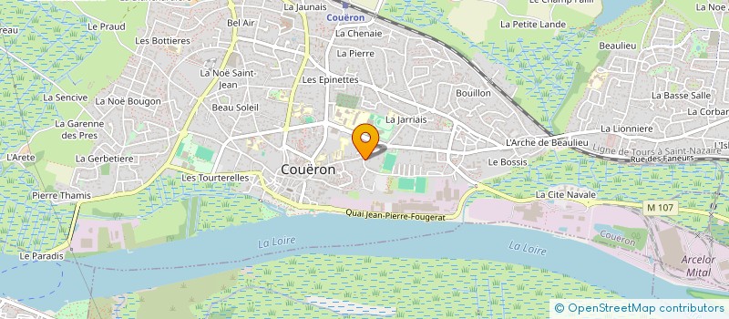 localisation de l'entreprise MONSIEUR FRANCOIS PERESSE à COUERON