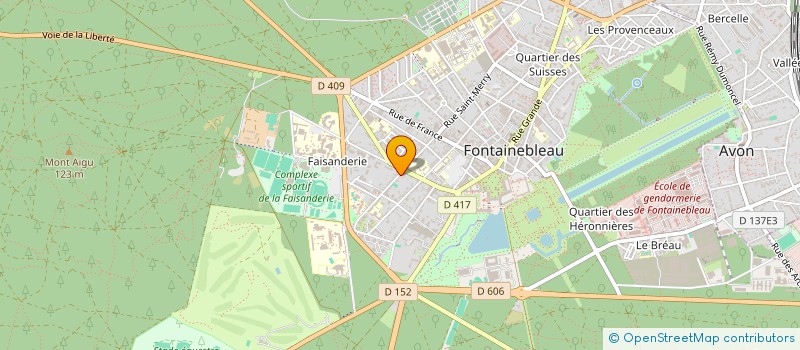 localisation de l'entreprise MONSIEUR FRANCOIS PEREZ à FONTAINEBLEAU
