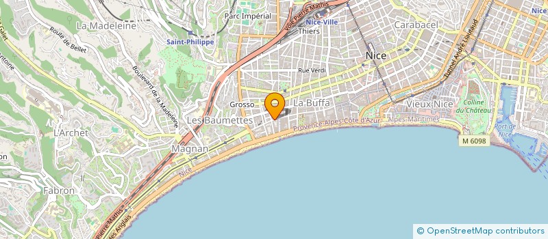 localisation de l'entreprise MONSIEUR FRANCOIS PERIER à NICE