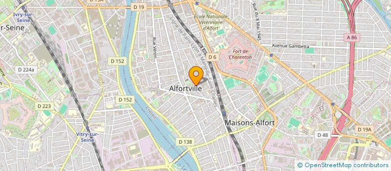 localisation de l'entreprise MONSIEUR FRANCOIS PERNIN à ALFORTVILLE