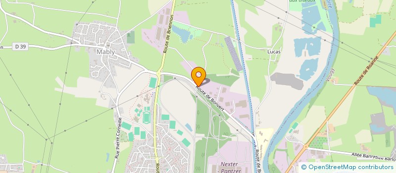 localisation de l'entreprise MONSIEUR FRANCOIS PEROUX  MABLY