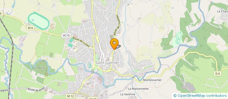 localisation de l'entreprise MONSIEUR FRANCOIS PERRET  CUZIEU