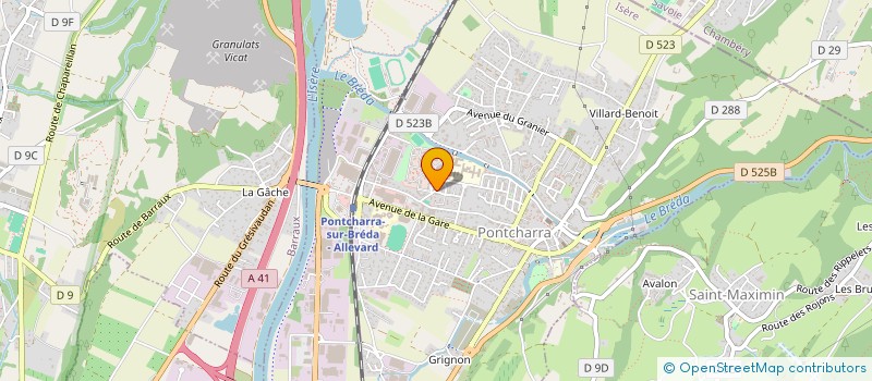 localisation de l'entreprise MONSIEUR FRANCOIS PERRIER à PONTCHARRA