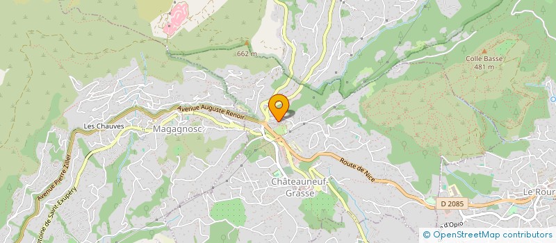 localisation de l'entreprise MONSIEUR FRANCOIS PERRIOT  CHATEAUNEUF-GRASSE