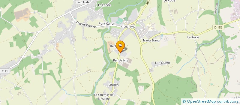 localisation de l'entreprise MONSIEUR FRANCOIS PERROT à PLOURIVO