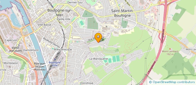 localisation de l'entreprise MONSIEUR FRANCOIS PERROT à SAINT-MARTIN-BOULOGNE