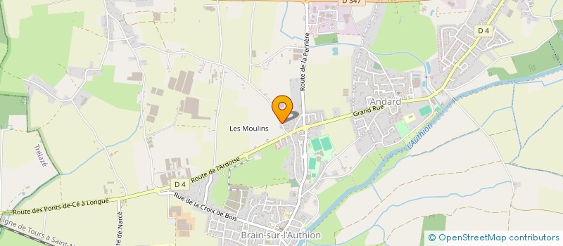 localisation de l'entreprise MONSIEUR FRANCOIS PERROTEAU à LOIRE-AUTHION