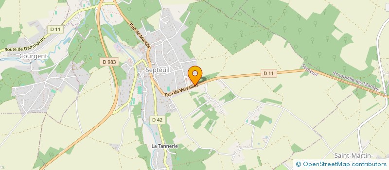 localisation de l'entreprise MONSIEUR FRANCOIS PERROUAULT  SEPTEUIL