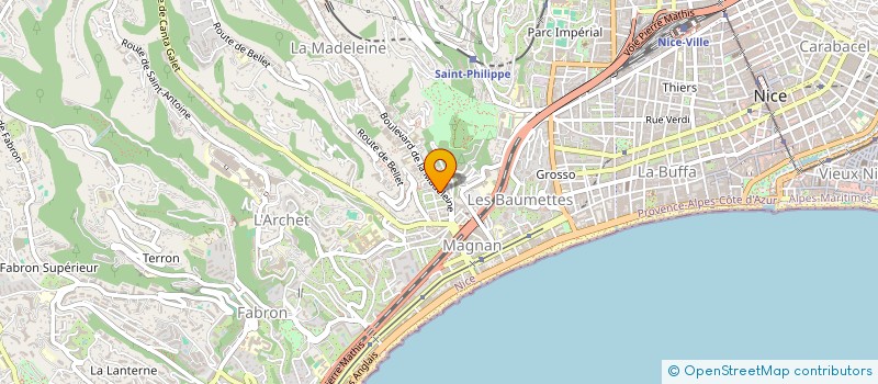 localisation de l'entreprise MONSIEUR FRANCOIS PERSICO à NICE