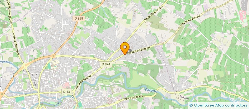 localisation de l'entreprise MONSIEUR FRANCOIS PERSICOT  CARPENTRAS