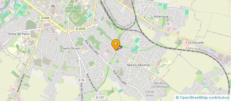 localisation de l'entreprise MONSIEUR FRANCOIS PERUS  CAMBRAI