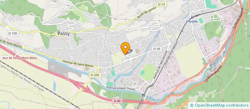 localisation de l'entreprise MONSIEUR FRANCOIS PESSARD  PASSY