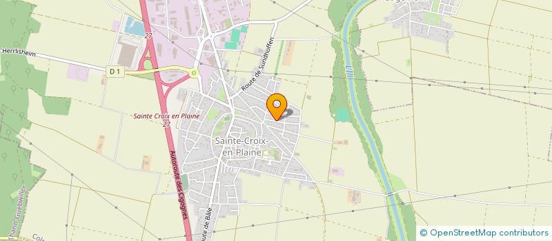 localisation de l'entreprise MONSIEUR FRANCOIS PETER  SAINTE-CROIX-EN-PLAINE