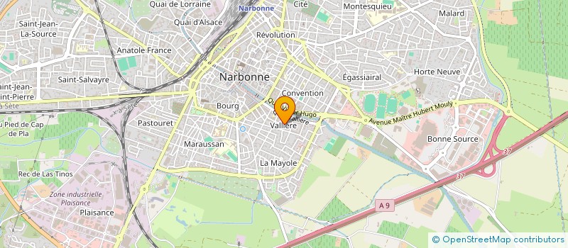 localisation de l'entreprise MONSIEUR FRANCOIS PETER à NARBONNE