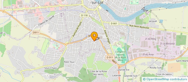 localisation de l'entreprise MONSIEUR FRANCOIS PETER  VILLENEUVE-SUR-LOT