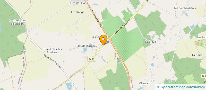 localisation de l'entreprise MONSIEUR FRANCOIS PETIT  CHITENAY