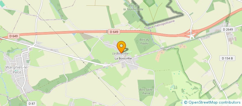localisation de l'entreprise MONSIEUR FRANCOIS PETIT à WARGNIES-LE-PETIT