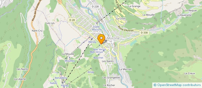 localisation de l'entreprise MONSIEUR FRANCOIS PETIT-JEAN  MORZINE