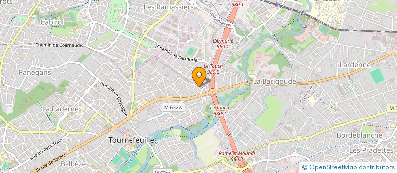 localisation de l'entreprise MONSIEUR FRANCOIS PETITJEAN à TOURNEFEUILLE