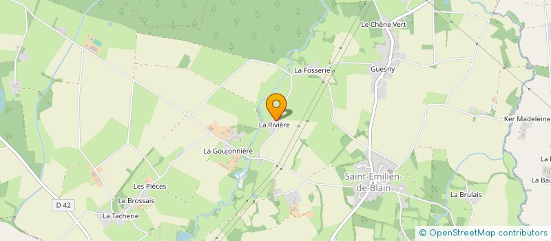 localisation de l'entreprise MONSIEUR FRANCOIS PETREL  BLAIN