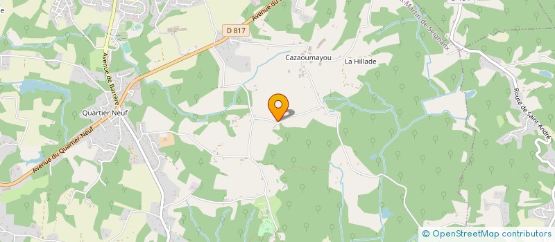 localisation de l'entreprise MONSIEUR FRANCOIS PETRIAT à SAINT-MARTIN-DE-SEIGNANX
