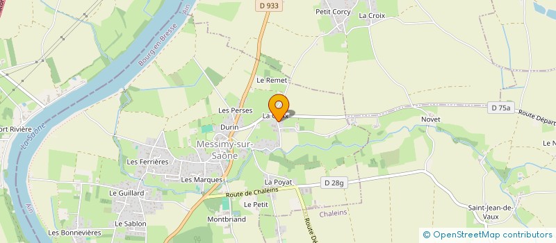 localisation de l'entreprise MONSIEUR FRANCOIS PEYRACHE  MESSIMY-SUR-SAONE