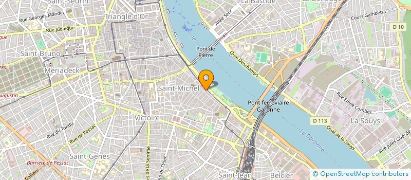 localisation de l'entreprise MONSIEUR FRANCOIS PEYRAUBE à BORDEAUX