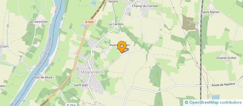 localisation de l'entreprise MONSIEUR FRANCOIS PICHON  MOGNENEINS