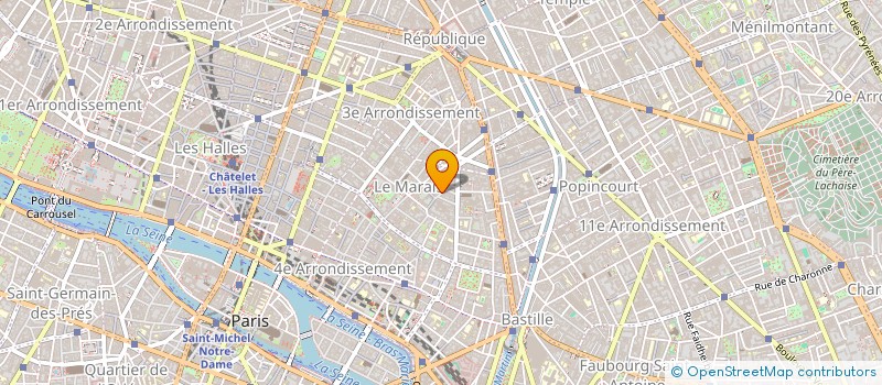 localisation de l'entreprise MONSIEUR FRANCOIS PICHOT  PARIS