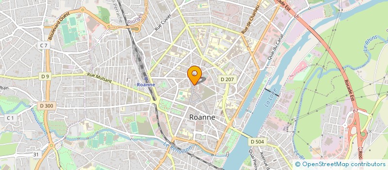 localisation de l'entreprise MONSIEUR FRANCOIS PIDOUX  ROANNE