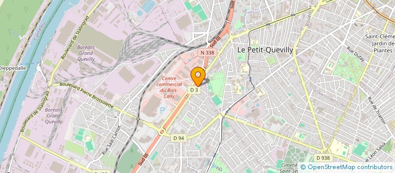 localisation de l'entreprise MONSIEUR FRANCOIS PIEDERRIERE  LE GRAND-QUEVILLY