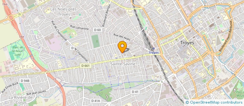 localisation de l'entreprise MONSIEUR FRANCOIS PIERRE  SAINTE-SAVINE