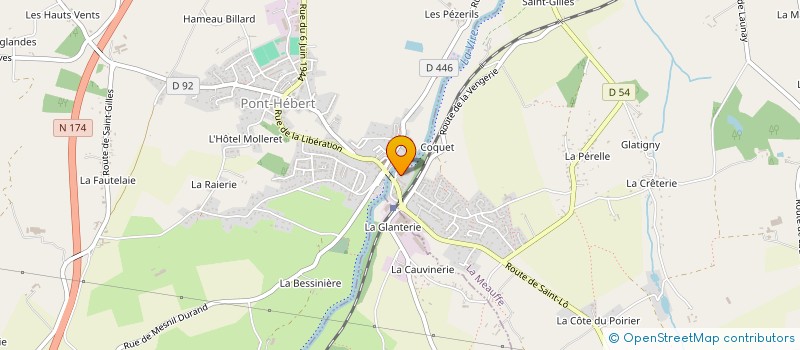 localisation de l'entreprise MONSIEUR FRANCOIS PIERRE JEAN LAVIEILLE  LA MEAUFFE