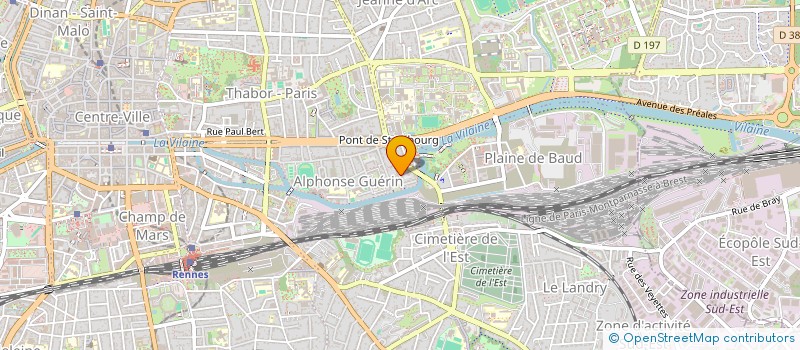 localisation de l'entreprise MONSIEUR FRANCOIS PIERRE PAUL ROCHER  RENNES